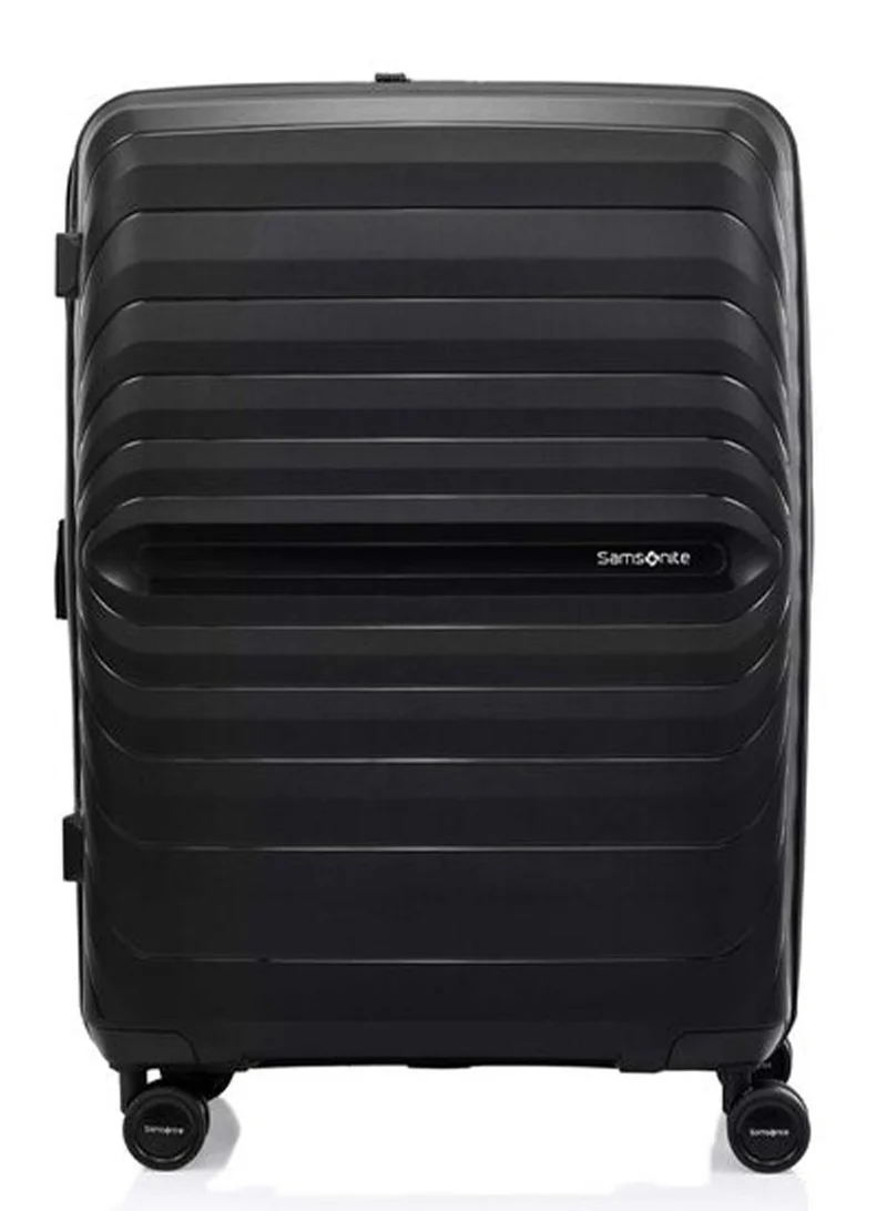 Samsonite 75 Octolite Neo Suitcase Check-In Size 75 cm / 28 inch, 4 Spinner Wheels, Polypropylene, Black|TSA Combination Lock|Expandable|Anti-Theft Secuirty Zipper|Inner Mesh Pocket - 3 Years International Warranty  | Best Price UAE